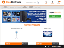 Tablet Screenshot of clickelectricals.com